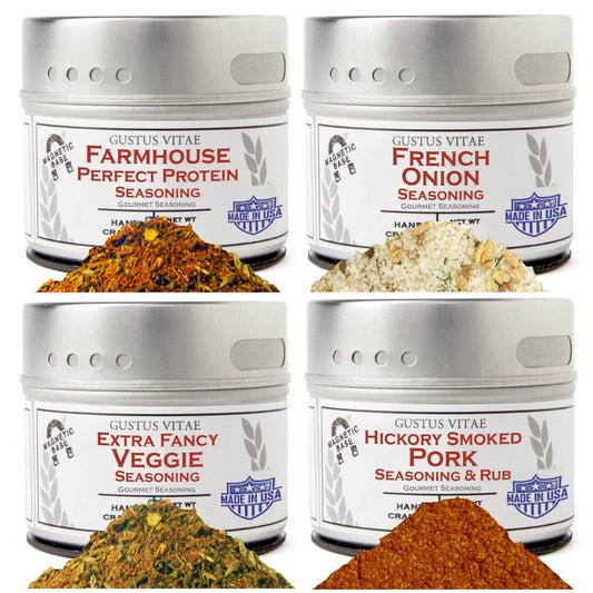 Home Cooking & Entertaining Gift Set - 4 Tins by Gustus Vitae