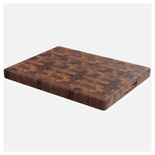 LARGE END GRAIN WALNUT WOOD BUTCHER BLOCK