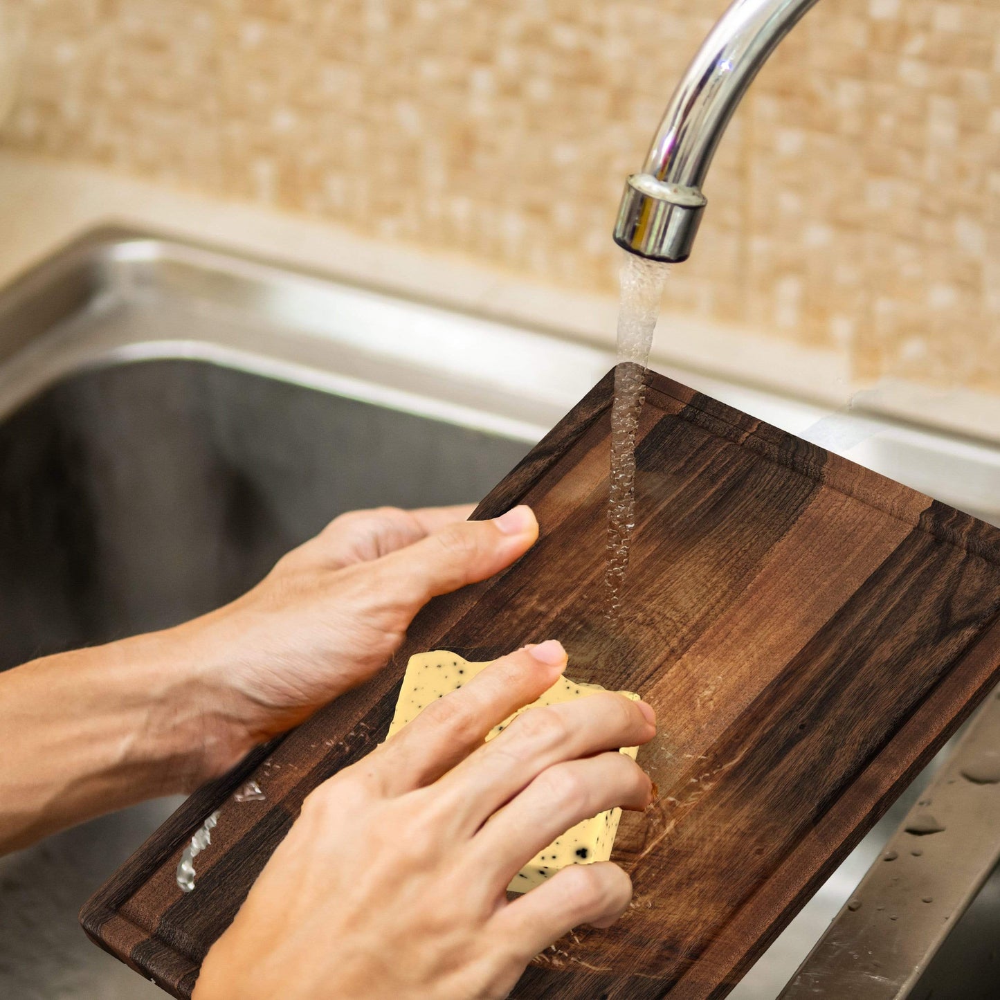 Clean & Care Kit for Wood Cutting Boards - 4 items