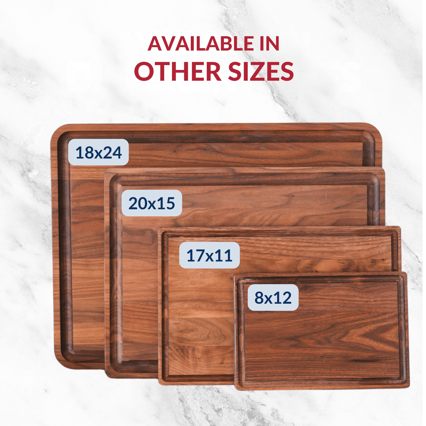 **NEW!** Small-Medium Walnut Wood Cutting Board