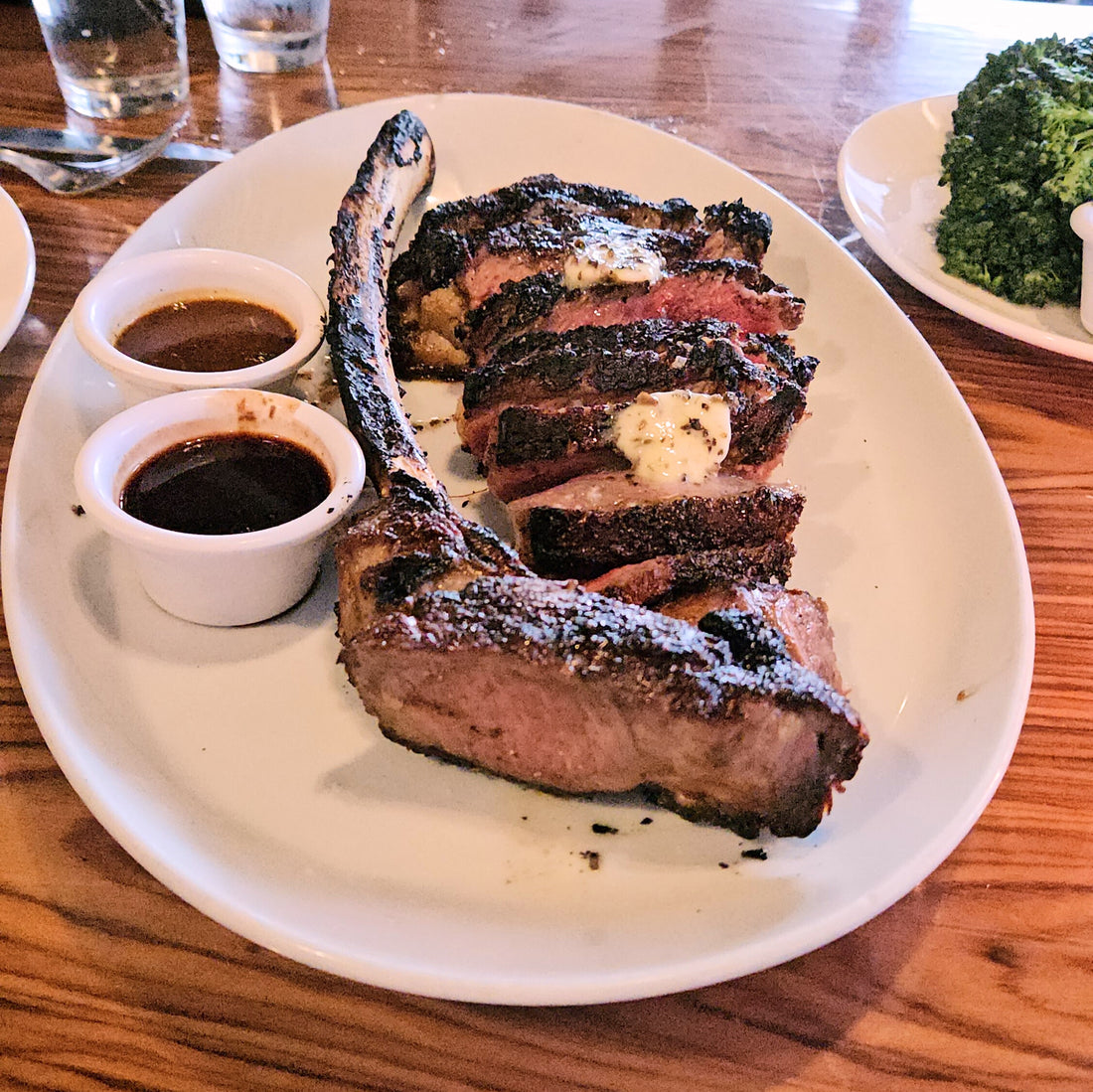 Savor the Might of a Tomahawk Ribeye Feast!