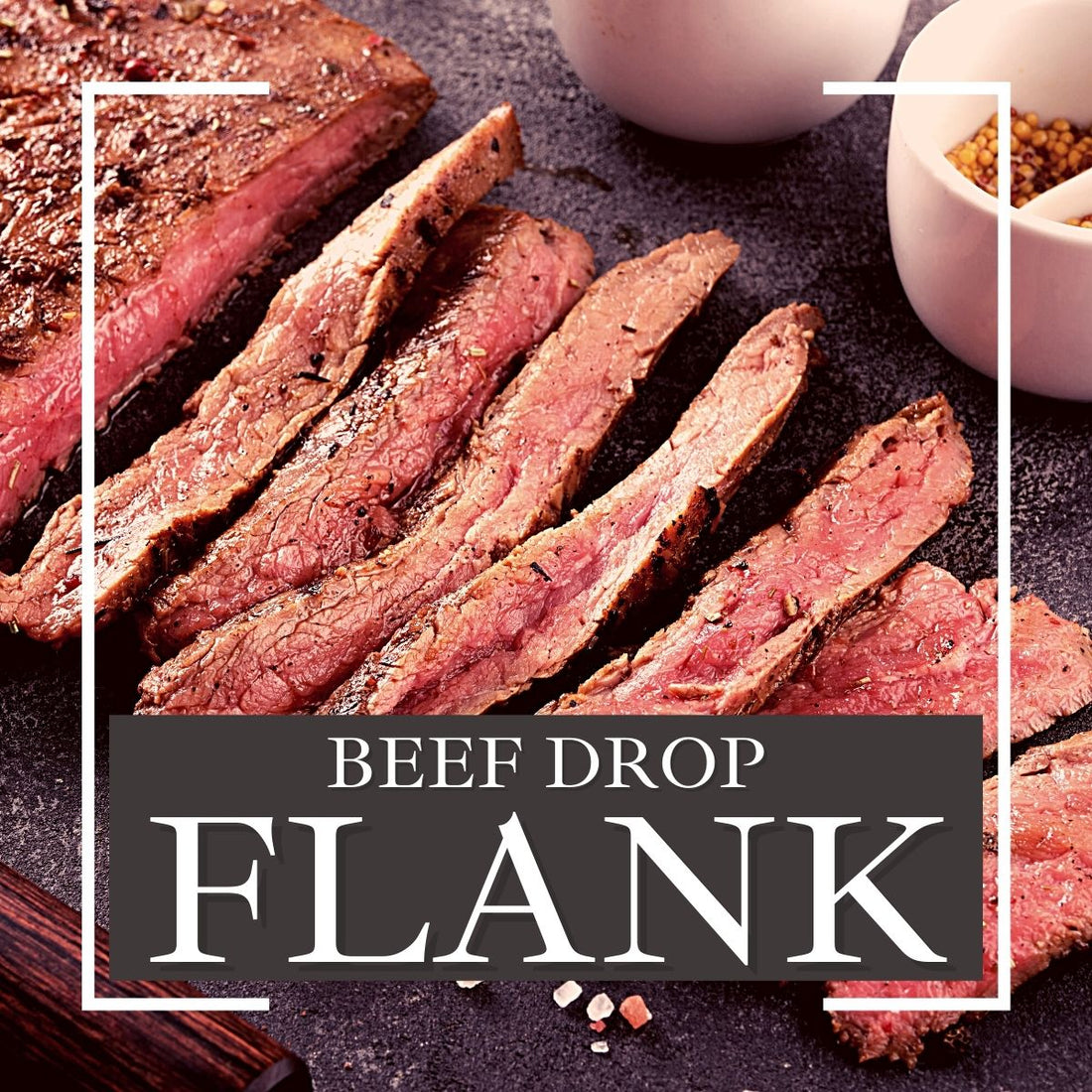 graphic design image of beef drop flank