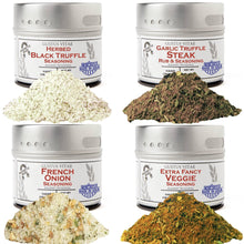 Luxury Protein & Fancy Truffled Side Seasonings | Set of 4 by Gustus Vitae