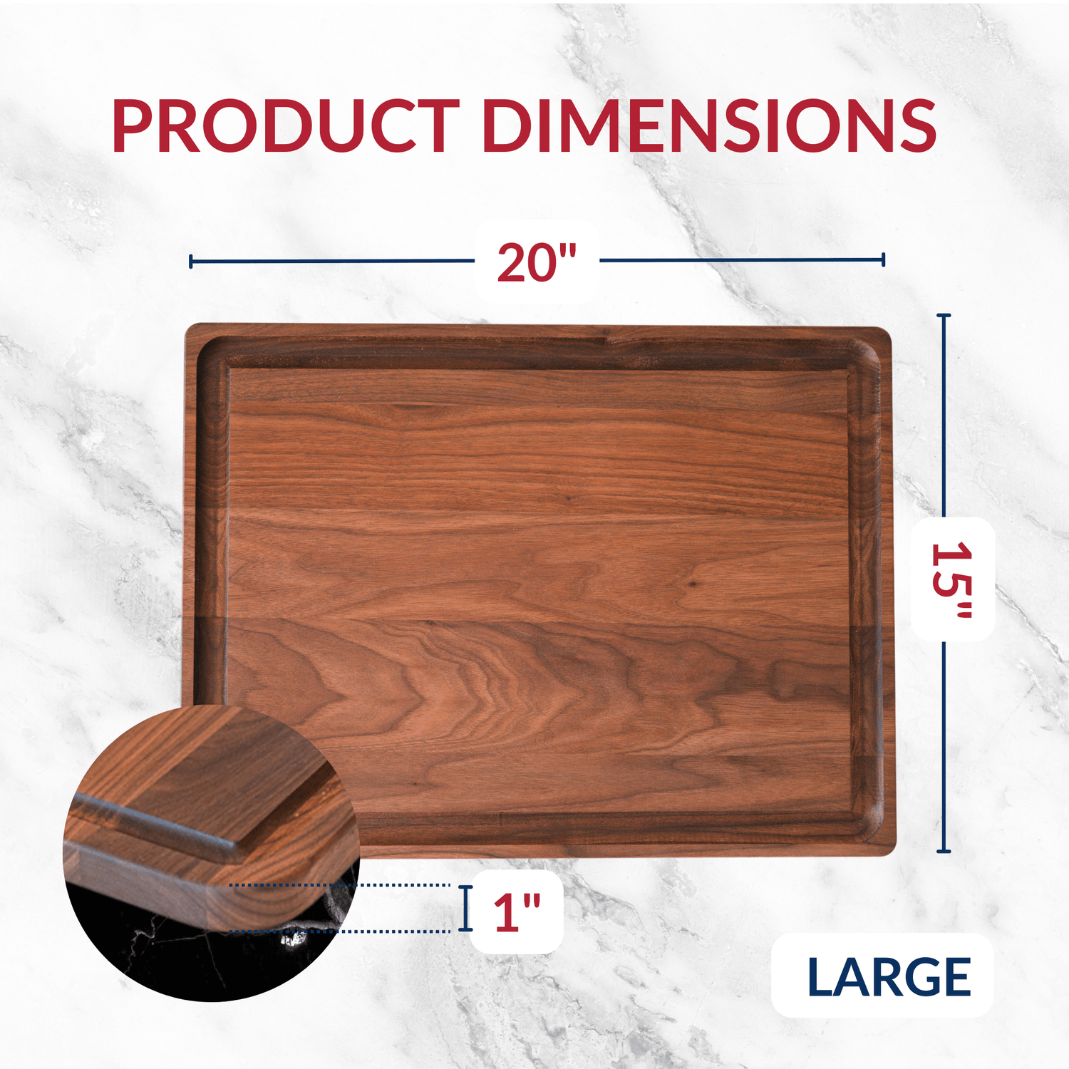 Large Walnut Wood Cutting Board/return A grade