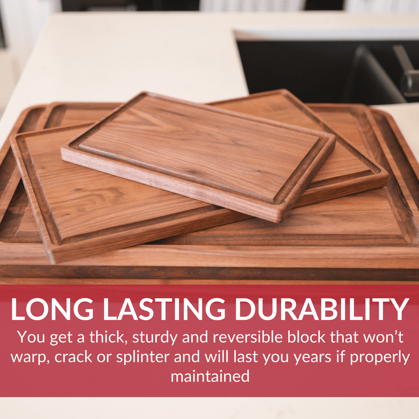 Large Walnut Wood Cutting Board/return A grade