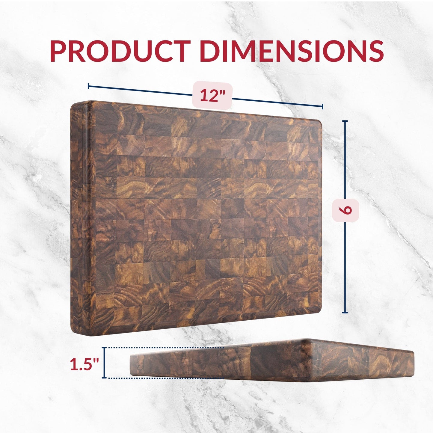 Companion End Grain Walnut Wood Butcher Block