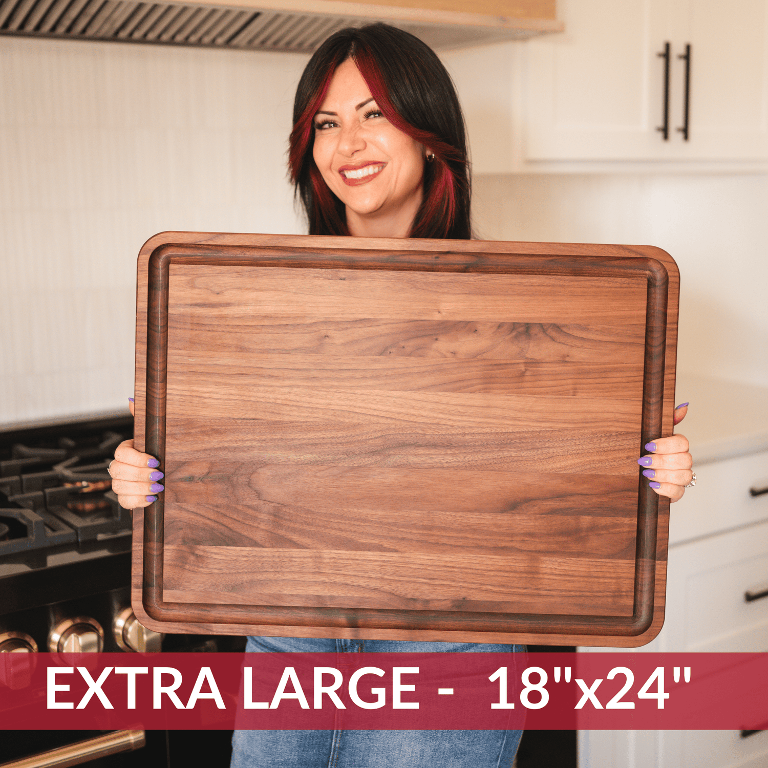Extra Large Walnut Wood Cutting Board/return B grade