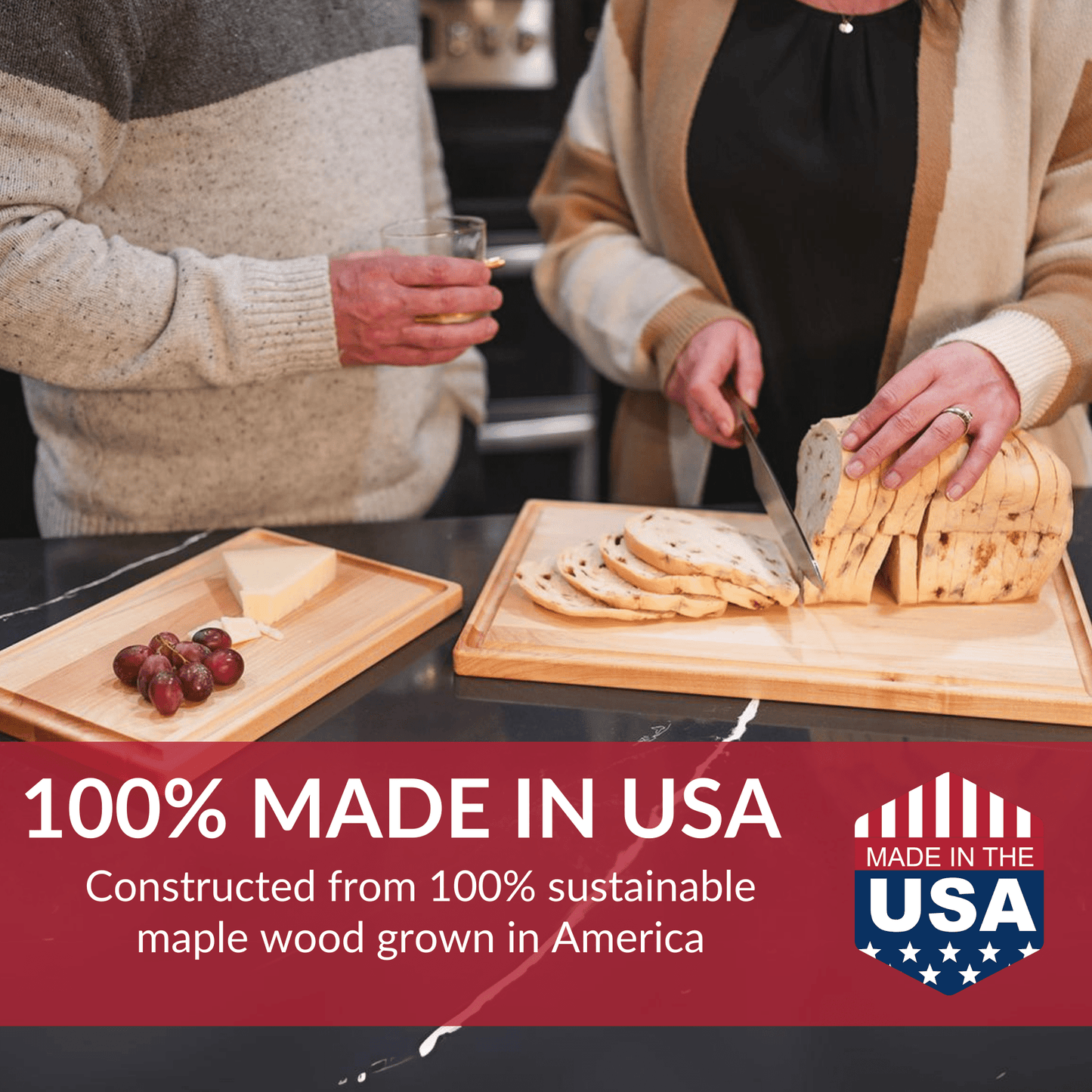 Large Maple Wood Cutting Board/return B grade