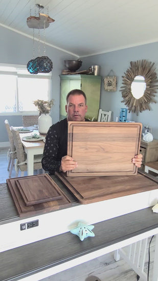 greg klesius demonstrating the size of this awesome board