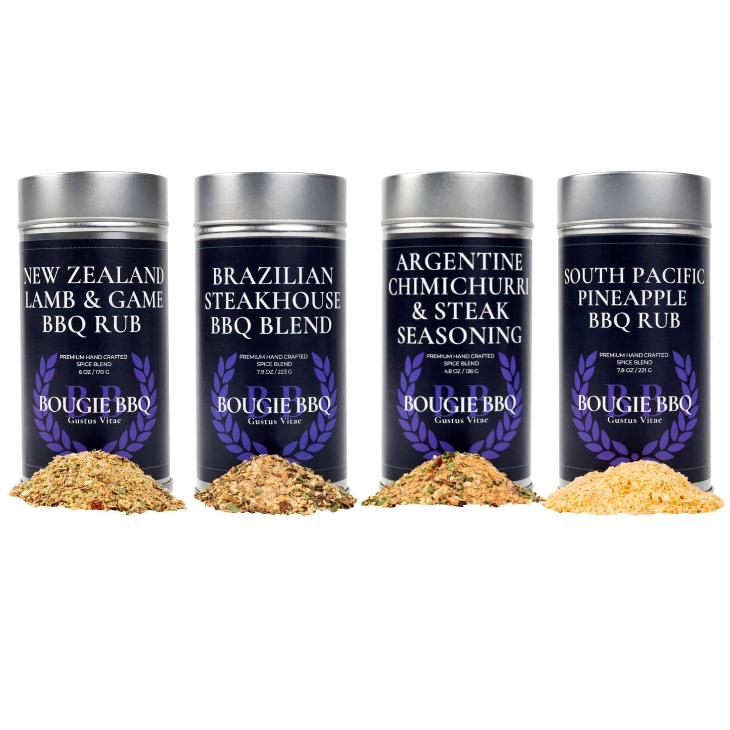 Gustus Vitae Global Gourmet BBQ Collection - 4 Pack by Gustus Vitae